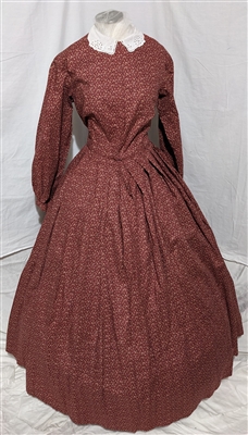 Fitted Bodice Day Dress | Gettysburg Emporium
