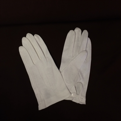 White Cotton Gloves for Gentlemen | Gettysburg Emporium