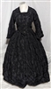 Black Smocked Tea Dress | Gettysburg Emporium