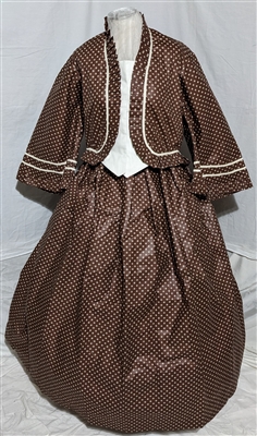 Brown Tea Dress | Gettysburg Emporium