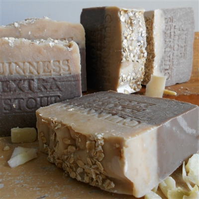 Beer Soap Handmade  Grandma's Artisan Bar Soap Oatmeal Stout Beer - Handcrafted Natural Skin Care Soap Gentle Exfoliate