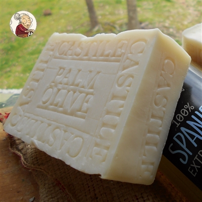 Castile Olive- Palm with Cocoa Butter Soap Bar Unscented Artisan Handmade