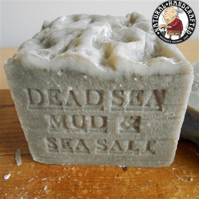 Aged Limited Artisan  Dead Sea Mud Soap with Dead Sea Salt (Unscented)