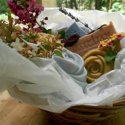 All Natural Artisan Five Piece Gift Basket