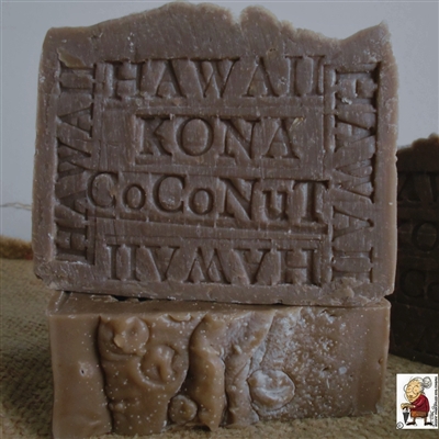 Natural Coffee Soap- Kona coffee Artisan  Handcrafted Soap Bar