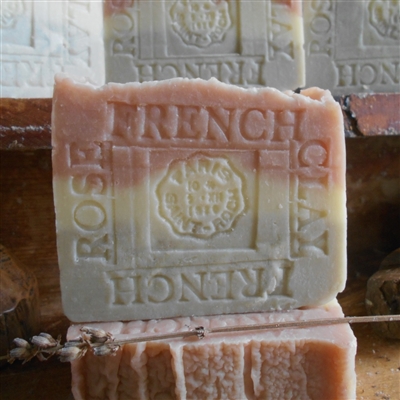 All Natural Artisan French Lavender Jasmine Grandiflorum Sea and Rose Clay Bar Soap