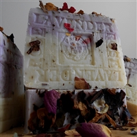 Natural Provence French Lavender with Crushed Rose Petals Soap