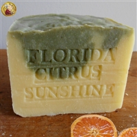 Artisan ( Large Aged Bar Soap ) Handmade Florida - Citrus Sunshine with Mango Butter Soap