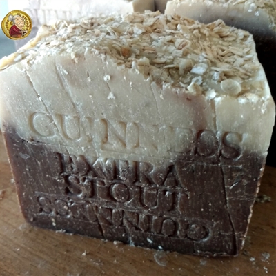 Natural Artisan Beer Soap Oatmeal - Stout Guinness Soap Bar- Handcrafted