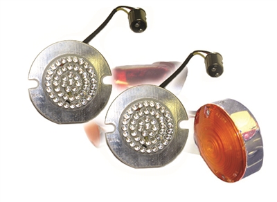 Flat style turn signal pair