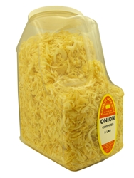 ONION CHOPPED  3 LB. RESTAURANT SIZE JUG &#9408;