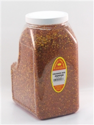 CRUSHED RED PEPPER 5 LB. RESTAURANT SIZE JUG&#9408;