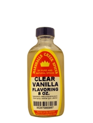 VANILLA FLAVORING CLEAR? 8 oz.