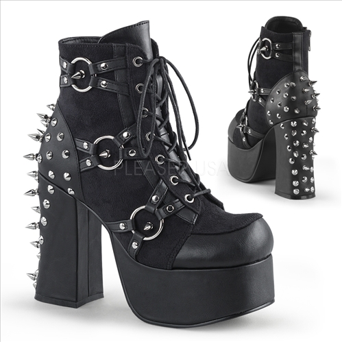 Gothic punk spike boots