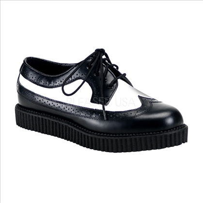 men's black white oxford shoes