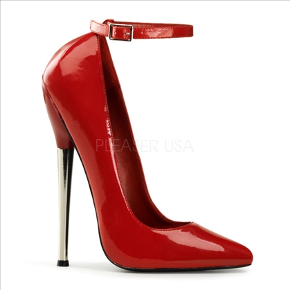 ultra high heel red dagger shoes