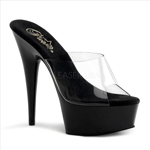 Low Platform Shoe Clear Vamp Open Toe Stylish