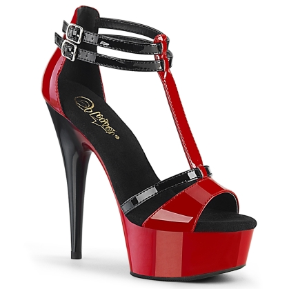 delight 663 red black patent red black