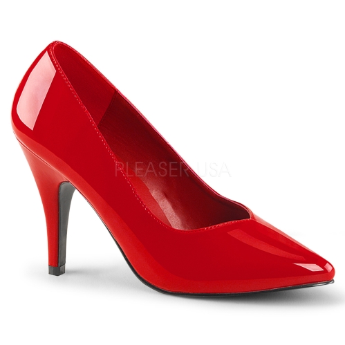 extended size professional business shoes shiny red patent leather