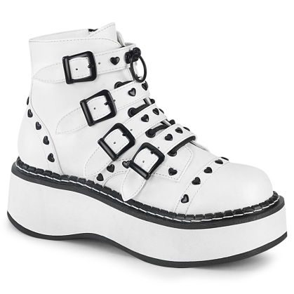 emily 315 white vegan leather