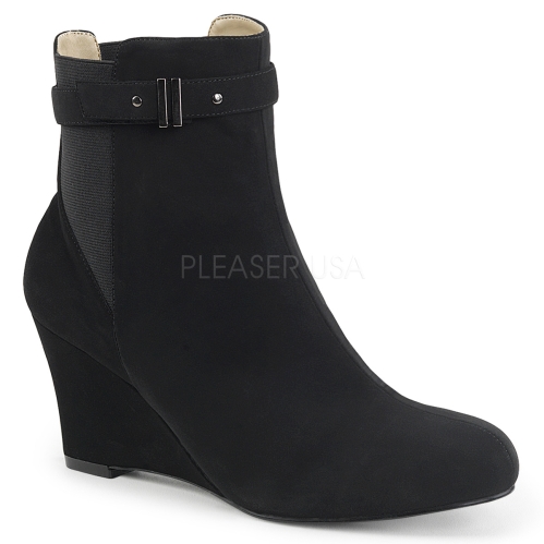 Pleaser Short Boots Black