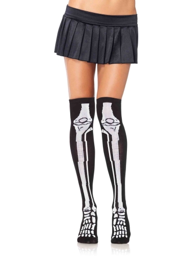 Stockings Skeleton Over the Knee Socks