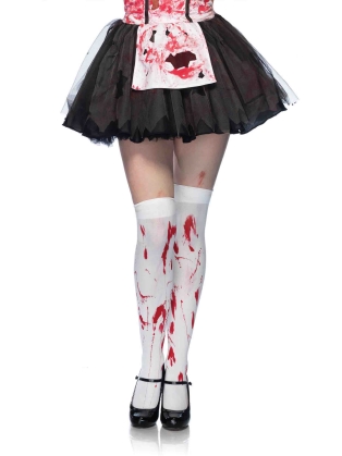 Stockings Bloody zombie thigh highs