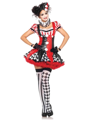 Costumes Lake Avenue Harlequin clown