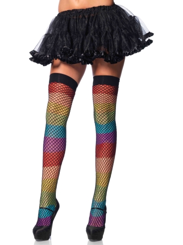 Stockings Rainbow Overlay Thigh Highs