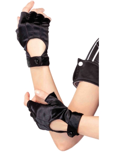 Costume Accessories Fingerless Motercycle Gloves
