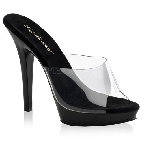 Pleaser Shoes With Five Inch Heels