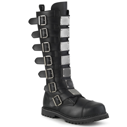 riot 21mp black vegan leather