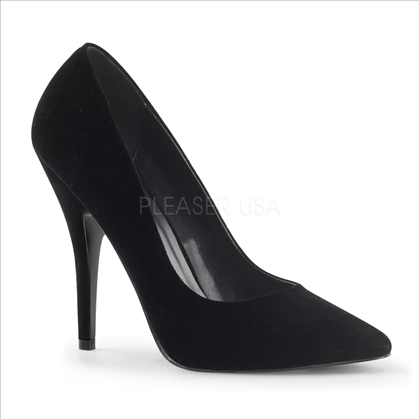 Black Velvet Women S 5 Inch Heel Classic Pumps