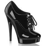 6inch sultry black patent black