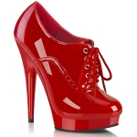 6inch sultry red patent red