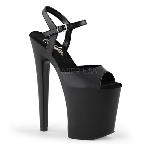 Platform Shoes 8 Inch Black Heels