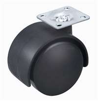 2" Inch Caster  66 lbs Swivel Nylon Top Plate