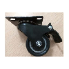 2"Inch Heavy Duty Black Swivel Caster Wheel with Brakes and  220lbs Load Rating