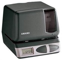 Amano PIX-21 Car Battery Time Clock