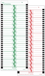 Lathem 800P Semi Monthly Time Cards, Box of 1000