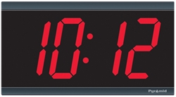 Electric Digital Wall Clock - 4' 4-Digits - Syncronized to NTP Time