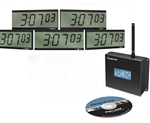 Wireless LCD Digital Battery Clocks 'Clocks in a Box' Bundle