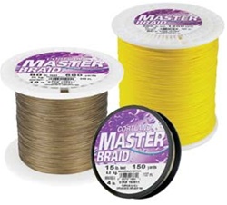 Cortland Master Braid Fishing Lines 200-300 Yard Spools