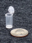 Bottles, Jars and Tubes:  030850 - standard 0.33" diameter - Microvials&trade; 0.67 milliliters - 0.36-drams -0.023 oz.