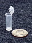 Bottles, Jars and Tubes:  031100 - standard 0.33" diameter - Microvials&trade; 0.95 milliliters - 0.51-drams - 0.032 oz.