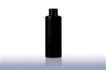 Bottles, Jars and Tubes: 4 oz 24/410 black HDPE Cylinder rounds