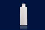 Bottles, Jars and Tubes: 4 oz 24/410 white MDPE Cylinder rounds - Sample