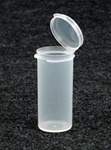 Bottles, Jars and Tubes:  122500 - 1.02 oz. 1Â¼-inch Lacons&reg; clarified natural  laboratory and medical grade polypropylene; small round hinged-lid containers.