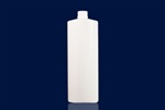Bottles, Jars and Tubes: 16 oz 28/410 white HDPE Cylinder rounds - Sample
