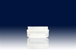 Bottles, Jars and Tubes: 2 oz  70mm clarified round base double wall jars - Sample